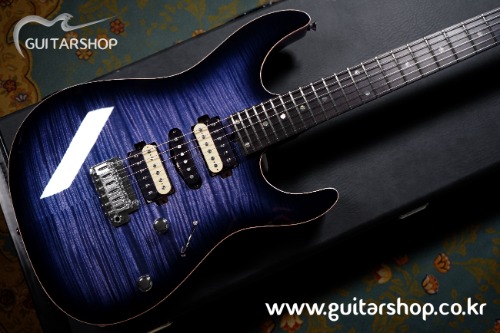 [Sold Out] T&#039;s DST-Pro24 Mahogany(Ebony)-Limited GUITAR (Whale Blue Burst)